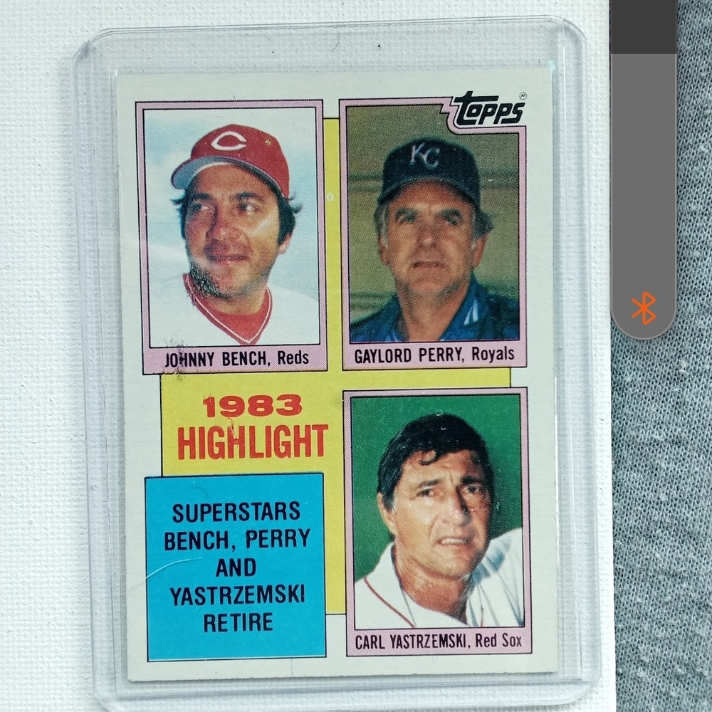 Topps 1983 Highlight Baseball Card
